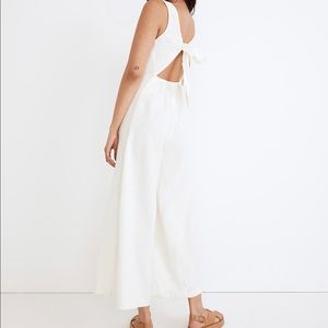 Madewell Lightestspun Tie-Back Cover-Up Jumpsuit